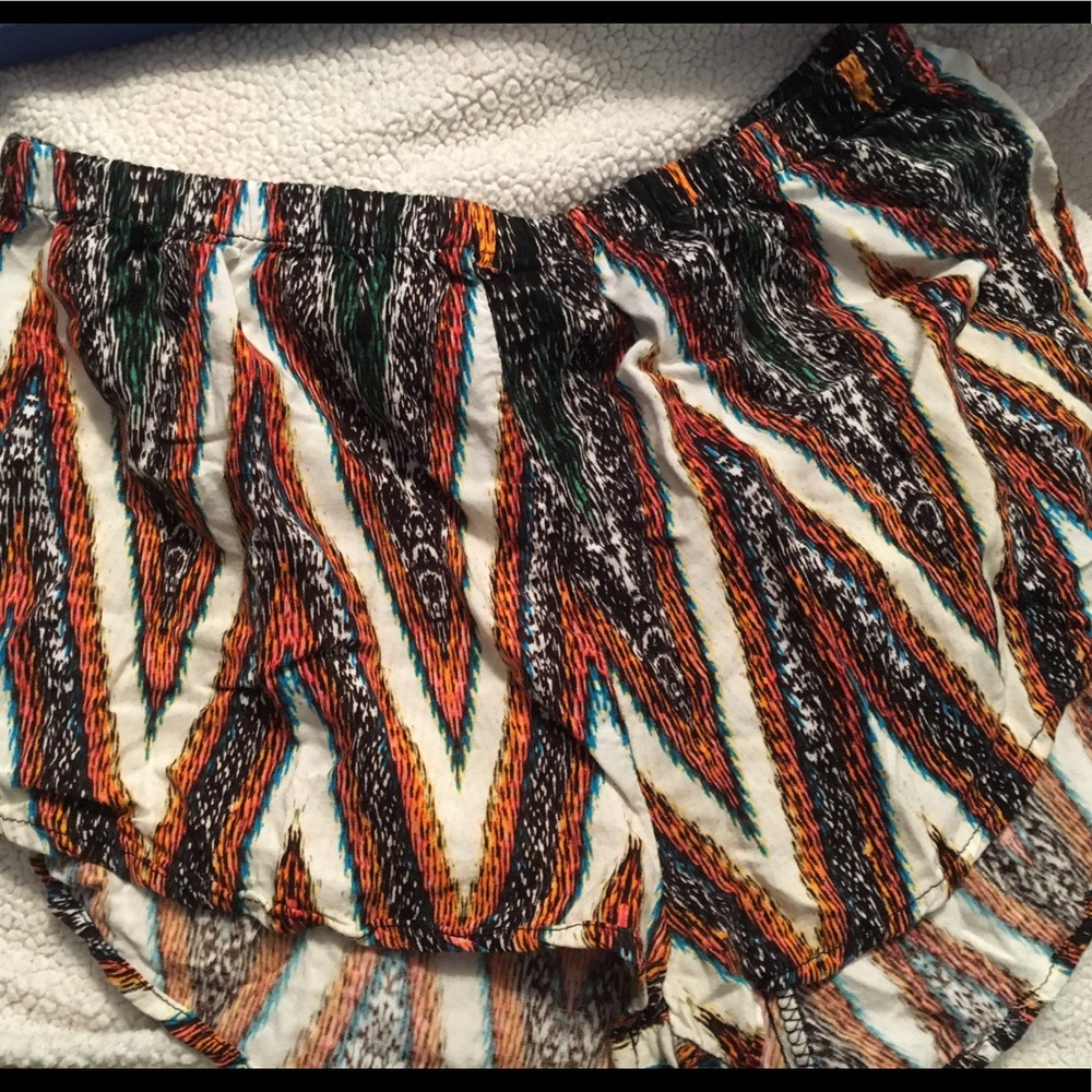 Tribal print shorts